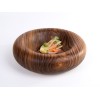 Bol en teck naturel 100%Chef Dune Ø 24 cm (x 2) Bol en teck naturel 100%Chef Dune Ø 24 cm (x 2)