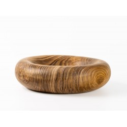 Bol en teck naturel 100%Chef Dune Ø 24 cm (x 2)