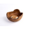 Bol en teck naturel 100%Chef finition rustique Ø 20 cm (x 3) Bol en teck naturel 100%Chef finition rustique Ø 20 cm (x 3)