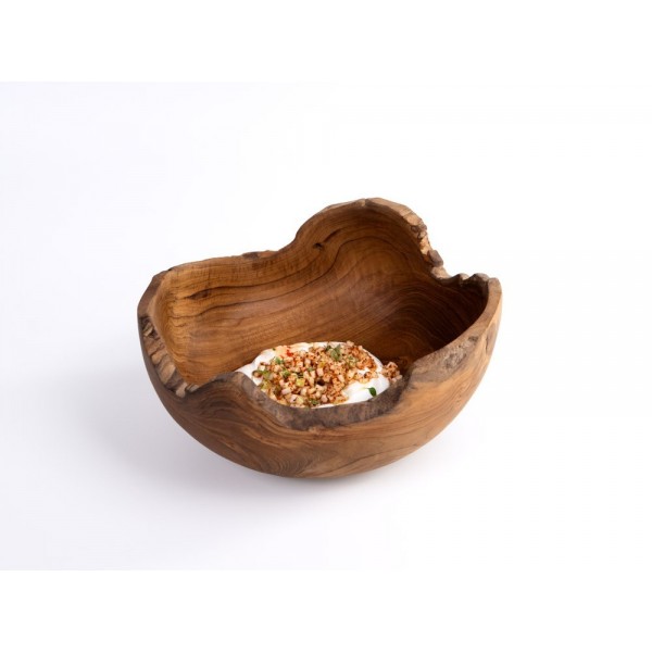 Bol en teck naturel 100%Chef finition rustique Ø 20 cm (x 3) Bol en teck naturel 100%Chef finition rustique Ø 20 cm (x 3)