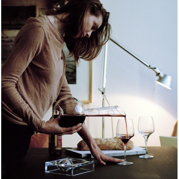 Carafe à vin en verre soufflé Vinocchio - Italesse