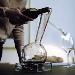Carafe à vin en verre soufflé Vinocchio - Italesse