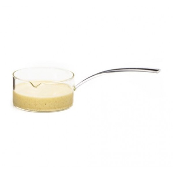 Saucière 15 cl en forme de casserole Ø 8 cm Ht 4 cm 100% Chef (x 2)