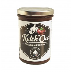 Ketch'Occ à l'ail noir des Causses - Ketchup artisanal (220 g)