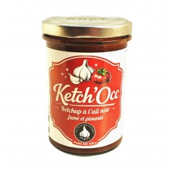 Ketch'Occ à l'ail noir des Causses fumé et pimenté - Ketchup artisanal (220 g)