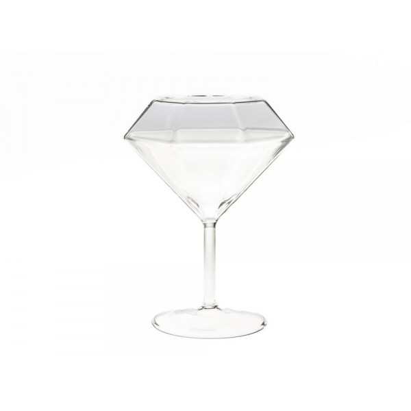 Verre  35 cl Diamant Glass avec paille 100%Chef (x 1)