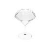 Verre  35 cl Diamant Glass avec paille 100%Chef (x 1)