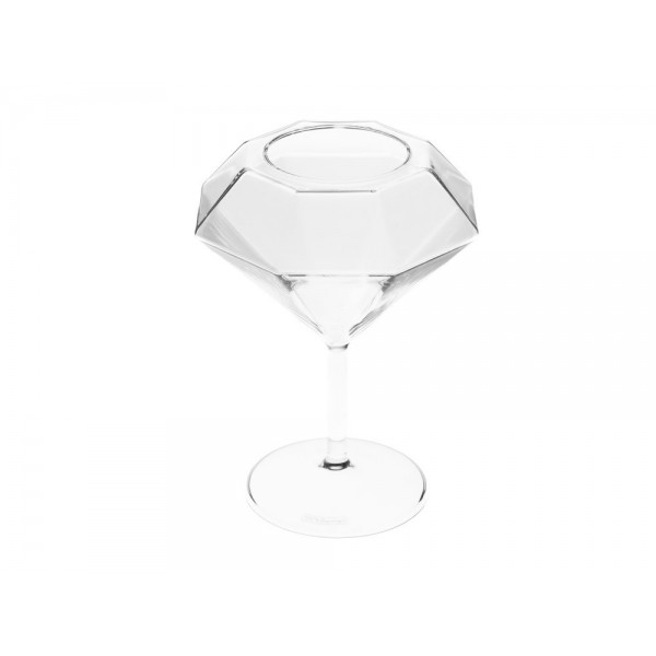 Verre  35 cl Diamant Glass avec paille 100%Chef (x 1)
