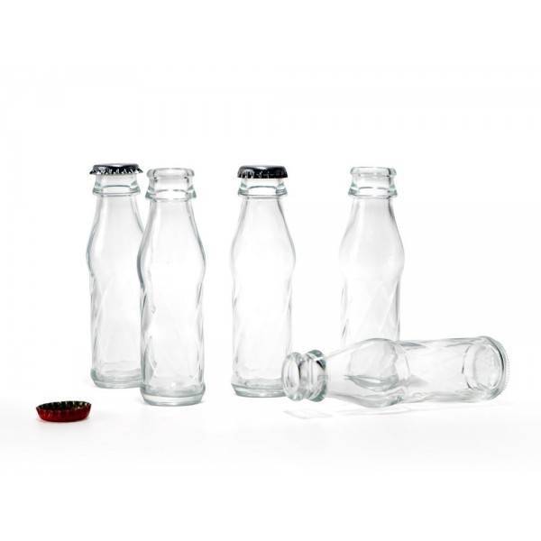 Bouteille en verre   8 cl, ou Mini Cola 100%Chef sans capsule (x 36)