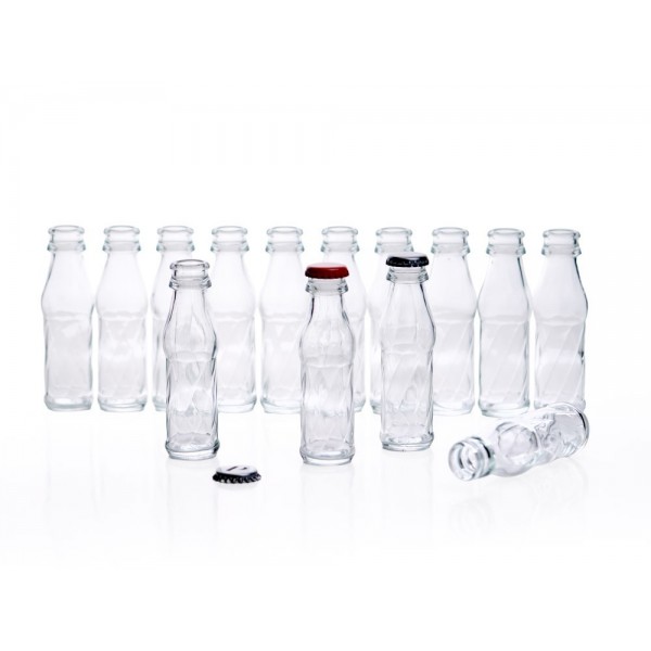 Bouteille en verre   8 cl, ou Mini Cola 100%Chef sans capsule (x 36)
