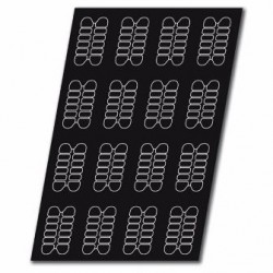 Moule Flexipan cake cannelé 16 empreintes 105 ml