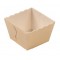 Moule à cake 10 cl, carton beige carré 60 mm (x 80)