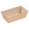 Moule à cake 16 cl, carton beige rectangle 100 x 55 mm (x 75)