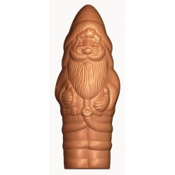 Moule à chocolat, Père Noël debout 130 mm
