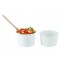 Pot en carton  47 cl blanc intérieur enduit PE (x 500)