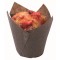 Moule papier, caissette à Tulipcup brune Ø 35 mm Ht 60 mm (x 300)
