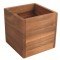 Support cube en acacia pour buffet 14 x 14 cm (x 1)