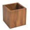 Support cube en acacia pour buffet 10 x 10 cm (x 1)