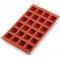 Moule souple en silicone Gastroflex, mini pyramide 24 empreintes 35 x 35 mm