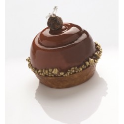 Moule Flexipan 1/2 sphère spirale 24 empreintes 83 ml