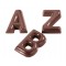 Moule à chocolat, alphabet 26 empreintes 5 g