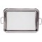Plateau de service avec anses 44.5 x 31.5 cm, acier inoxydable (x 1)