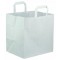 Sac en kraft blanc 26 x 32.5 cm, spécial traiteur (x 250)