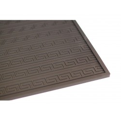 Tapis relief grande frise Grecque 530 x 370, bande 37 mm
