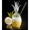Verre  30 cl en forme d'ananas + paille 100 % Chef (x 1)