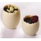Verrine en PP coquille d'oeuf jaune clair 5 cl réutilisable (x 100)