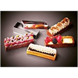 Rectangle à tartelette 12 x 4 cm Mozaïk (x 4)