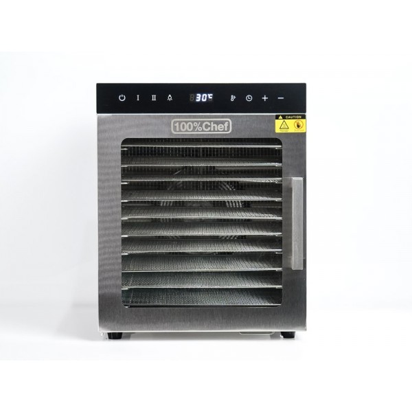 Déshydrateur DryCook 100%Chef 10 plateaux double température