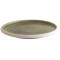 Assiette porcelaine Saveurs Ø 23 cm, émail réactif Olive (x 2)
