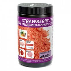 Fraises lyophilisées en poudre Sosa (250 g)