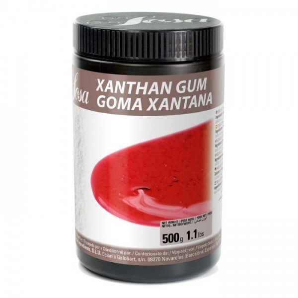 Gomme Xanthane pure Sosa E415, épaississant et propriété suspensive (500 g) Gomme Xanthane pure Sosa E415, épaississant et propriété suspensive (500 g)