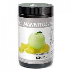 Manitol édulcorant E421 100% dérivé du glucose, effet givré et cristallisé (500 g)