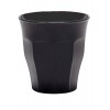 Gobelet   9 cl en verre trempé noir Picardie (x 6)
