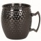 Mug en inox 18/10 Moscow 50 cl, aspect noir martelé (x 6)