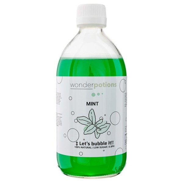 Wonderpotion MENTHE, solution à base d'alginate pour WonderBubbles (500 ml)